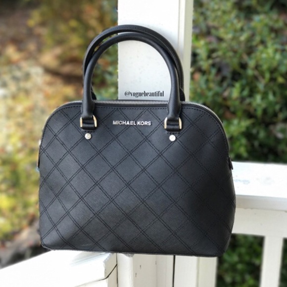 michael kors cindy medium dome satchel